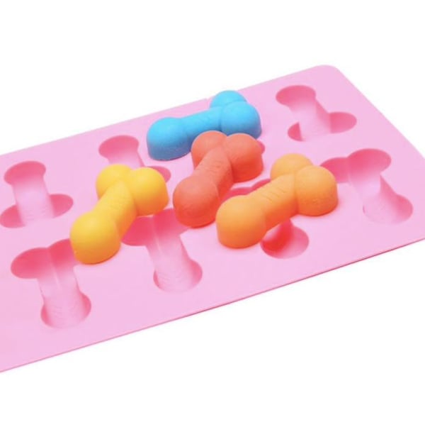 Is/Chokolade/Geléform penisformet, haneformet - Isform