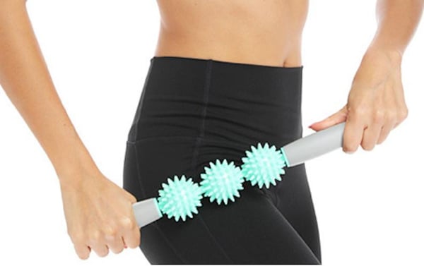 Gym 3 Point Spiky Ball Muskel Massasje Roller Yoga Stick Body