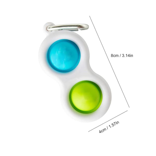 Enkel fordypning, MINI Pop it Fidget Finger Toy / Leksak-CE