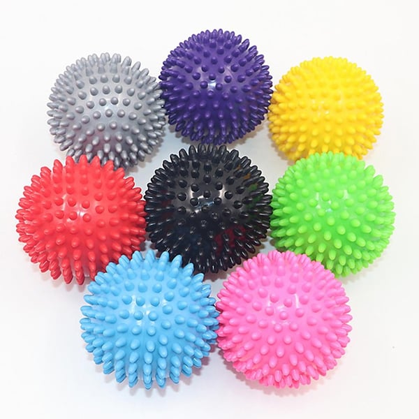 2kpl Spiky Ball Pyöreä Lihashieronta Roller Jooga Stick Body