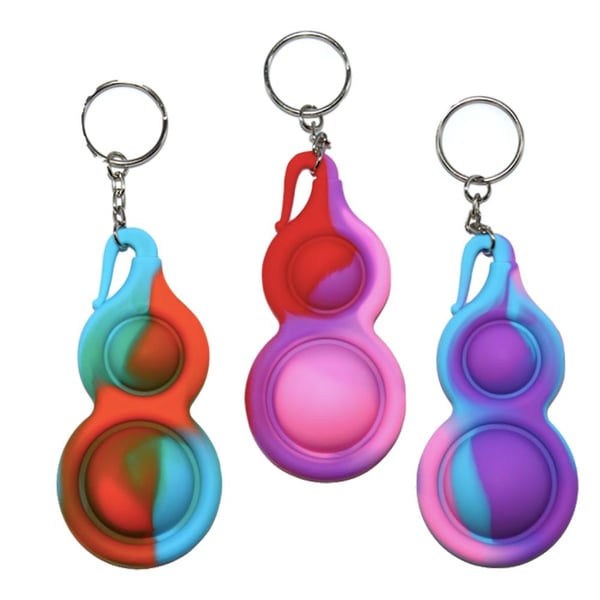 2-pack Enkel fordypning, MINI Pop it Fidget Finger Toy / Toy - CE