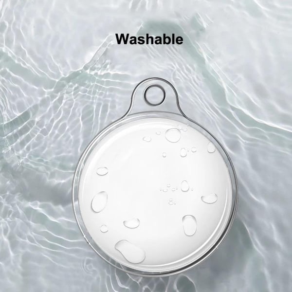 Airtag-skall - TPU Clear - med nøkkelring - Protective Sleeve Case