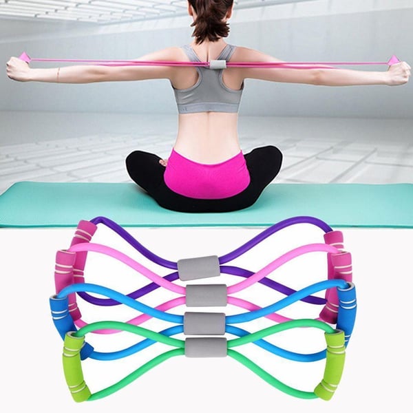 2 motstandsbånd - Treningsbånd, Motstandsbånd, yoga, rehab