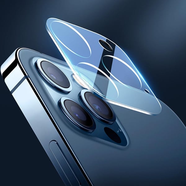 2-Pack linsebeskyttelse for iPhone 13 Pro-kamera i herdet glass