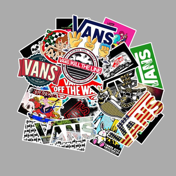 100 stk mote graffiti klistremerker Vanntett laptop bagasje skøyte