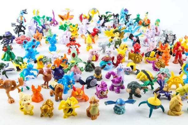 24 stk farverige Pokemon-figurer - Saml Mini Pokemon Pikachu