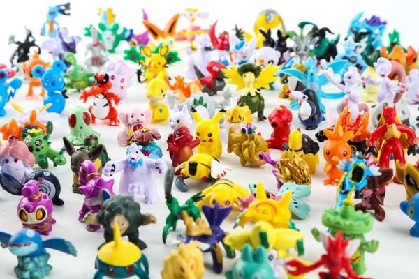24 stk farverige Pokemon-figurer - Saml Mini Pokemon Pikachu