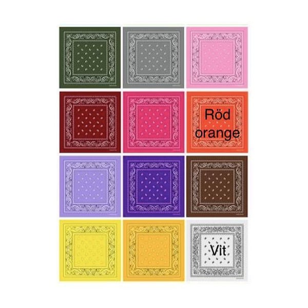 Bandana Paisley mønster skjerf