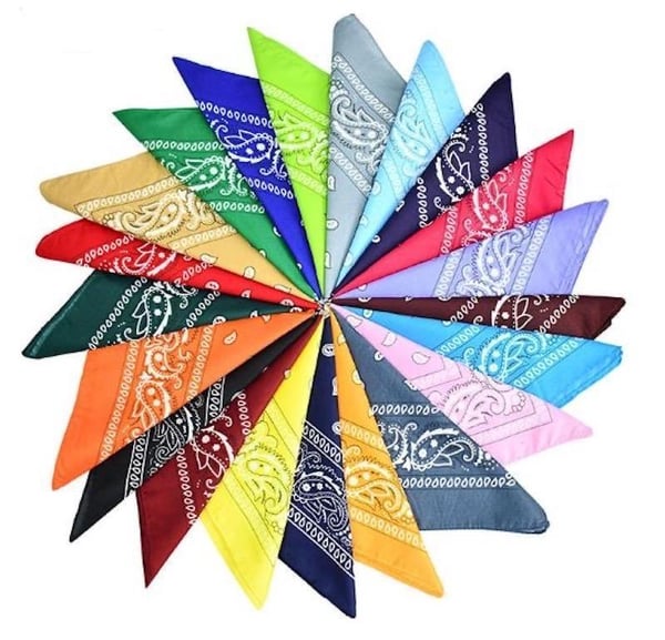 Bandana Paisley -kuvioiset huivit Bandana Paisley -kuvioiset huivit