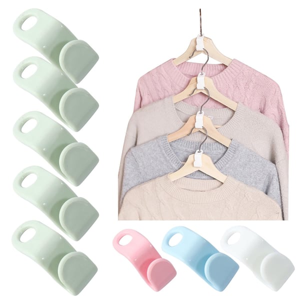 10-pakning Kleshenger - Koblingskrok - Organizer