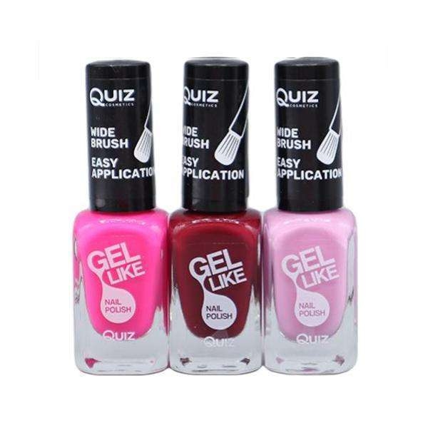 3 neglelakker, neglelak - Neon pink, rød, pink