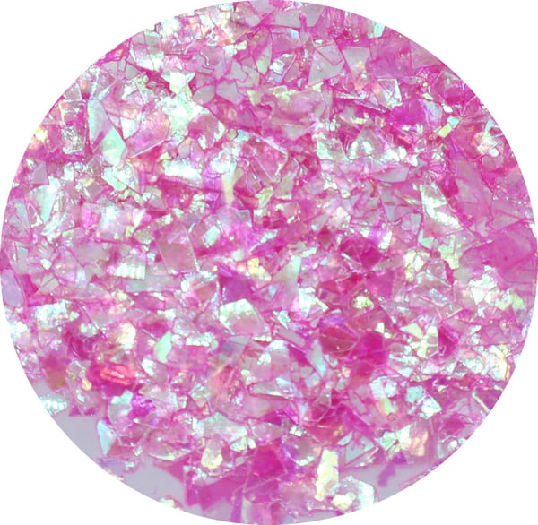 Nail Glitter - Flakes / Mylar - Rosa - 8ml - Glitter