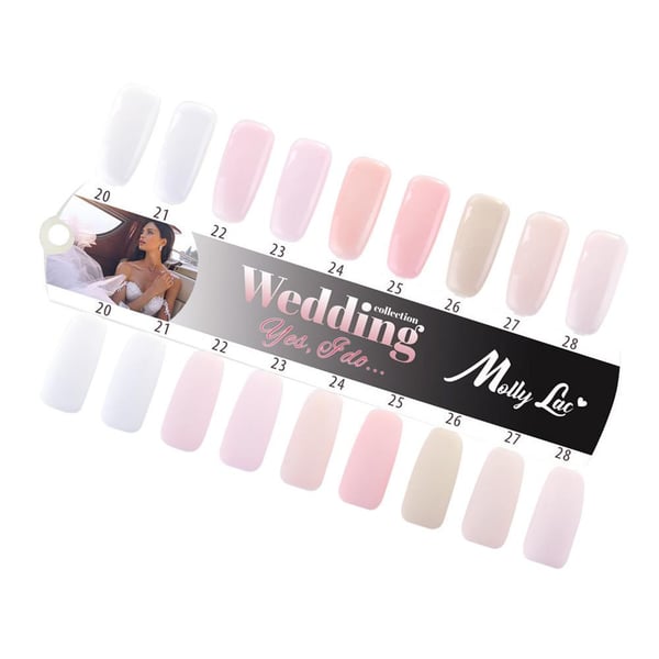 Mollylac - Gelelakk - Bryllup - JA, JEG GJØR - Nr25 - 5g UV gel/LED