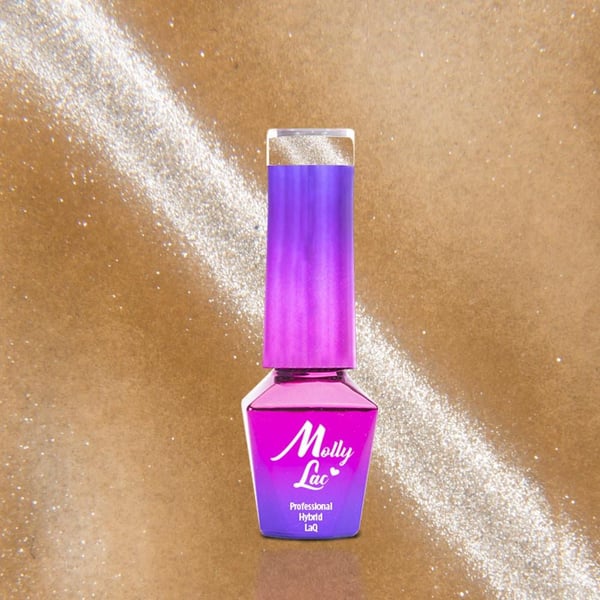 Mollylac - Gelelakk - Cat eye Womanity - Nr444 5g UV gel/LED