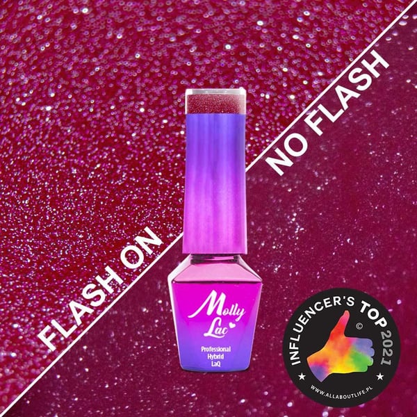 Mollylac - Gellack - Flashing Lights - Nr606 5g UV-gel/LED