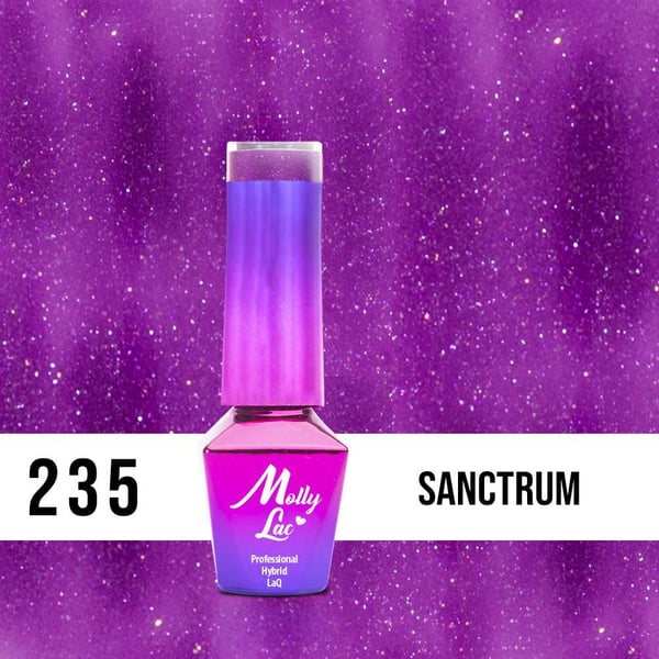 Mollylac - Gelelakk - Glødetid- Nr235 5g UV gel/LED
