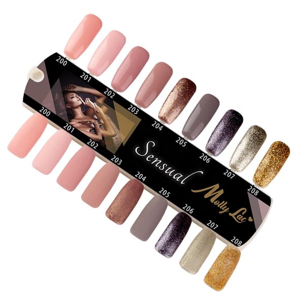 Mollylac - Gelelakk - Sensuell - Nr208 - 5g UV gel/LED