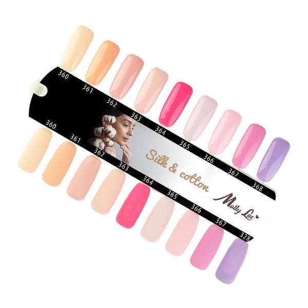 Mollylac - Gelelakk - Silke og bomull - Nr368 - 5g UV gel/LED