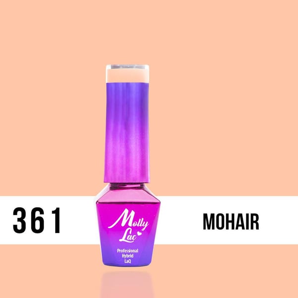 Mollylac - Gelelakk - Silke og bomull - Nr361 - 5g UV gel/LED