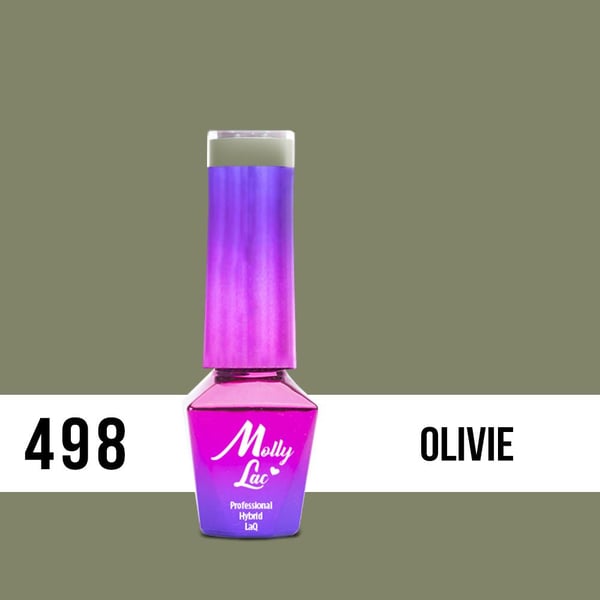 Mollylac - Gellakk - Antidepressiv - Nr498 - 5g UV gel/LED
