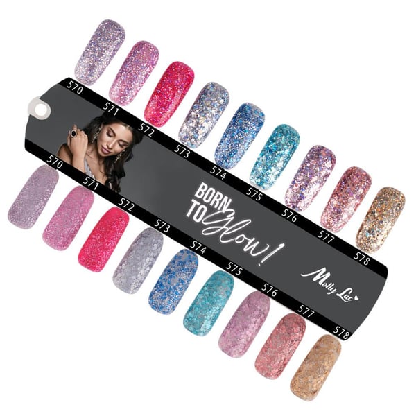 Mollylac - Gelelakk - Born To Glow - Nr571 - 5g UV gel/LED
