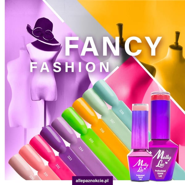 Mollylac - Gelelakk - Fancy Fashion - Nr338 - 5g UV gel/LED
