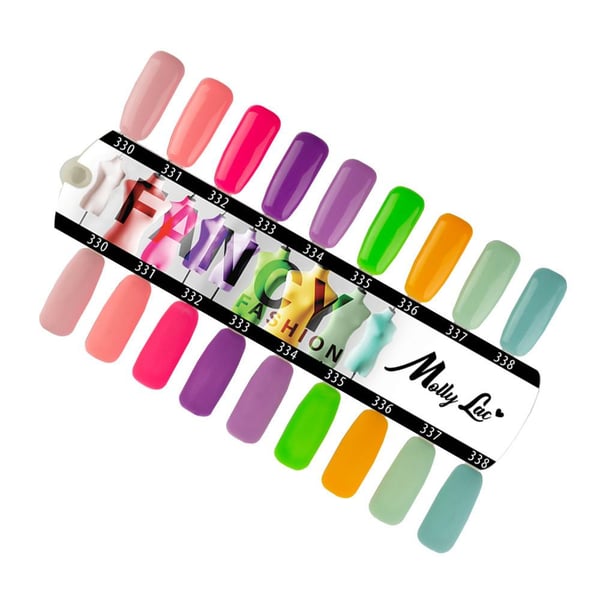 Mollylac - Gelelakk - Fancy Fashion - Nr338 - 5g UV gel/LED