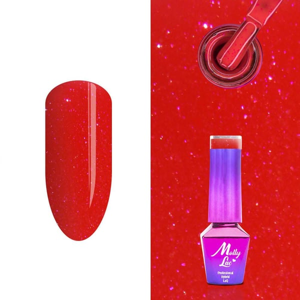 Mollylac - Gelelakk - Hearts & Kisses - Nr195 - 5g UV gel/LED