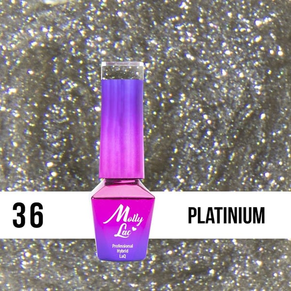 Mollylac - Gelelakk - Queen Of Life - Nr36 - 5g UV gel/LED