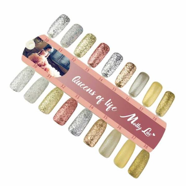Mollylac - Gelelakk - Queen Of Life - Nr36 - 5g UV gel/LED