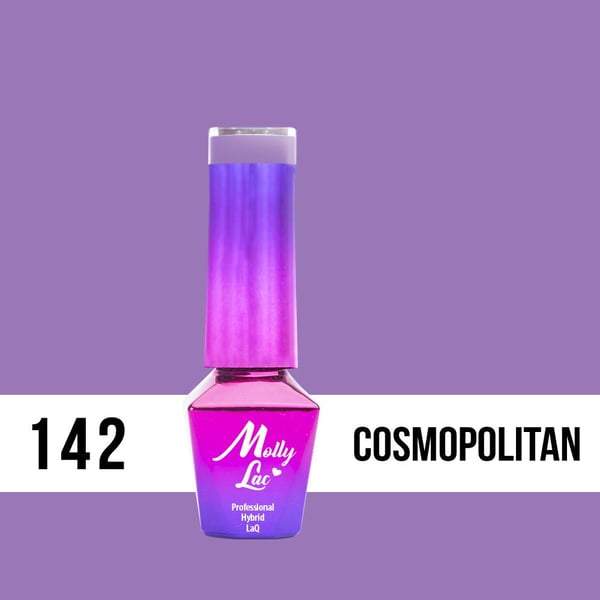 Mollylac - Gelelakk - Flamingo - Nr142 - 5g UV gel/LED