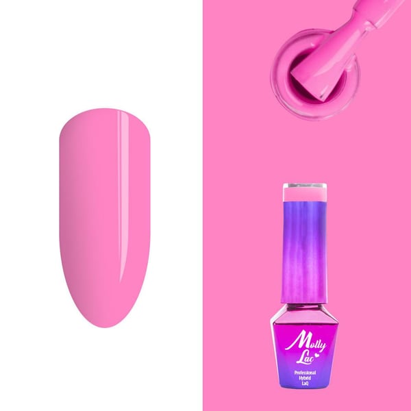 Mollylac - Gelelakk - Flamingo - Nr144 - 5g UV gel/LED