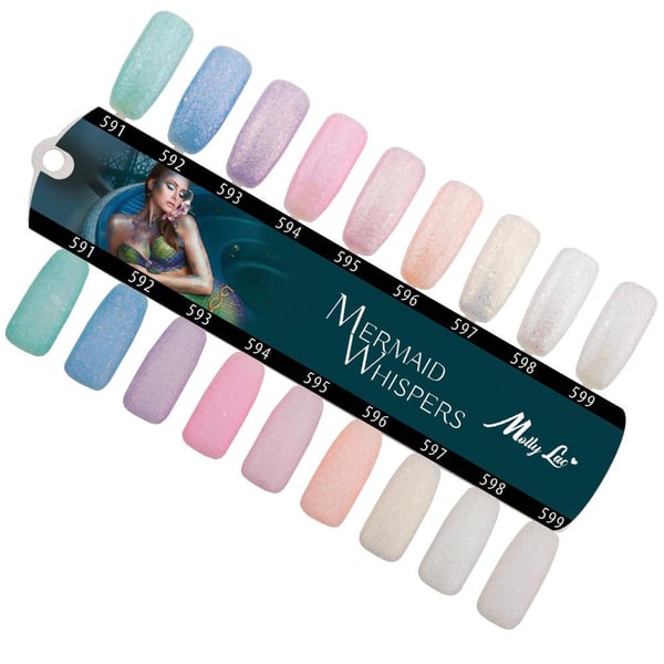 Mollylac - Gelelakk - Mermaid Whispers - Nr598 - 5g UV gel/LED