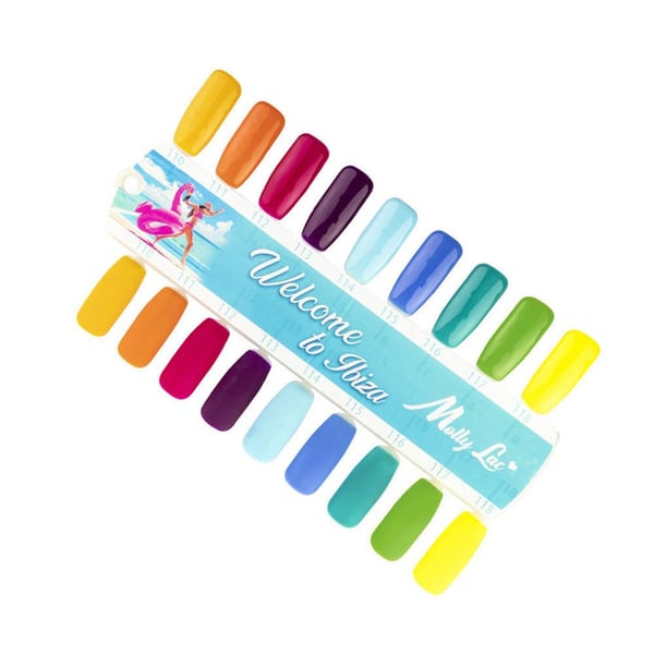 Mollylac - Gelelakk - Velkommen til Ibiza - Nr115 - 5g UV gel/LED