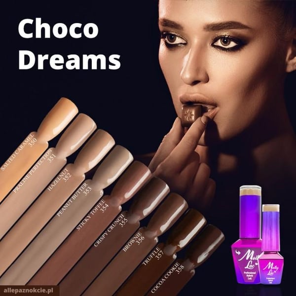 Mollylac - Gelelakk - Choco Dreams - Nr350 - 5g UV gel/LED