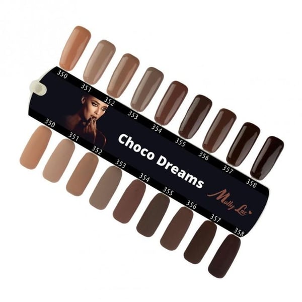 Mollylac - Gelelakk - Choco Dreams - Nr352 - 5g UV gel/LED