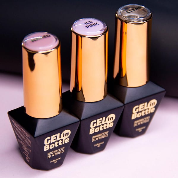Mollylac - Gel på flaske - Icy Pink - 10g - UV-gel/LED - Base coat