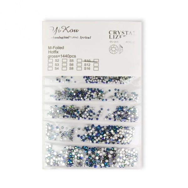 1440 stk Zirkon steiner - Emerald AB - Rhinestones negle dekorasjon