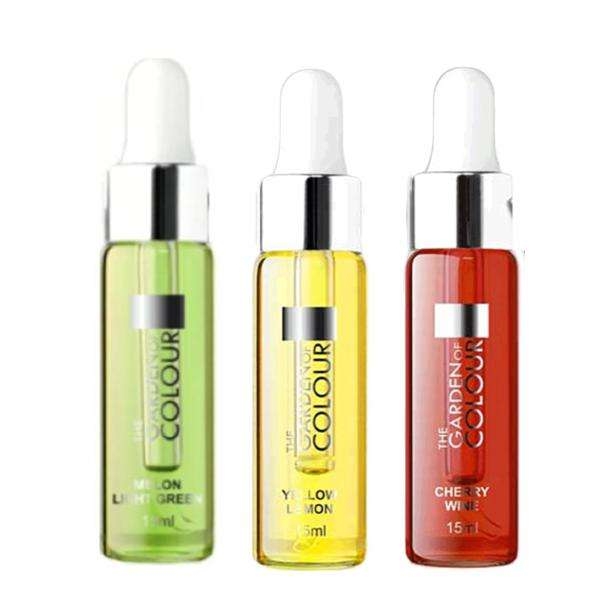 3-pack - Nagelbandsolja - Melon, Citron, Körsbär - 15ml