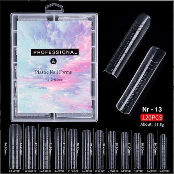 120st nagelform för polygel - Akrylnaglar - Nageltippar