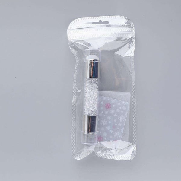 Sæt Stempelpude + Stempelplade til nail art stempling - Klar