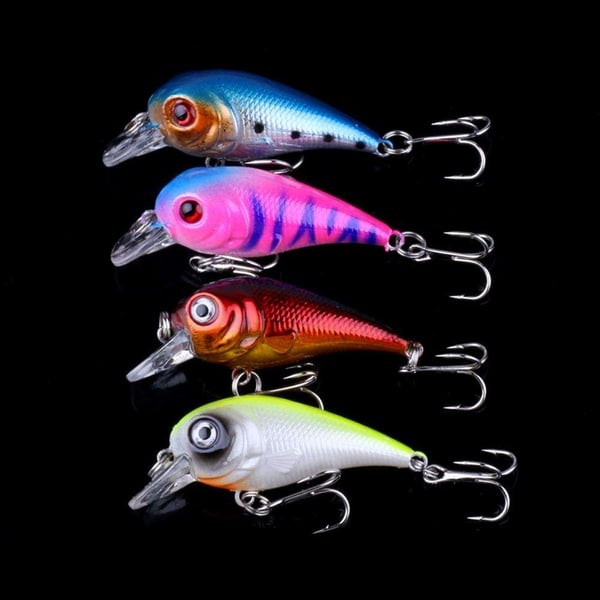 20-paks fiskesluk wobbler, Minnow mixed, Crankbait