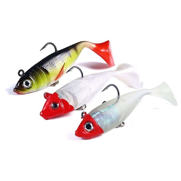 3-pack - Jigg för Gädda - Abborre - 10cm