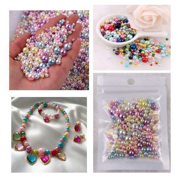 Akrylperler - 150 stk - Smykkelaging - DIY - Perleimitasjon