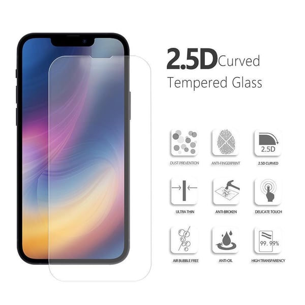 2 stk Herdet glass iPhone 14 Pro - Skjermbeskytter