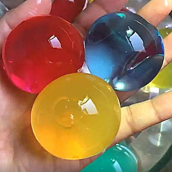 50g Gigantiske Fargede vannperler / Vannkrystaller 4-5cm