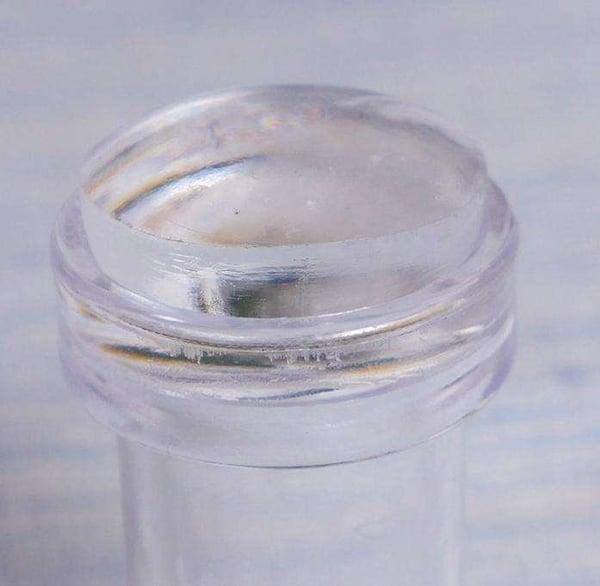 Stempelpute + skrape for nail art stempling - Klar