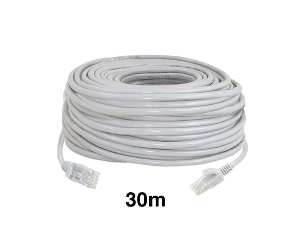 30m - Netværkskabel - Cat5e - Internetkabel