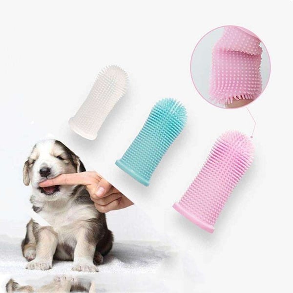 Koiran hammasharja Pet Finger -hammasharja Hampaiden puhdistus