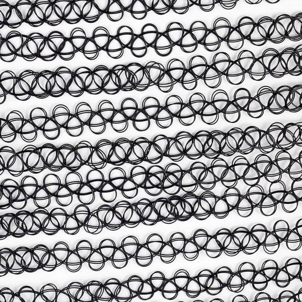 12-pack Choker Necklace - One size